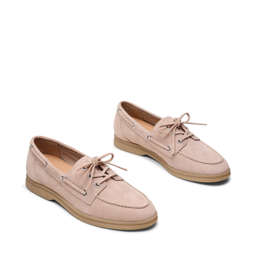 Ports Flat Shoe BONE SUEDE