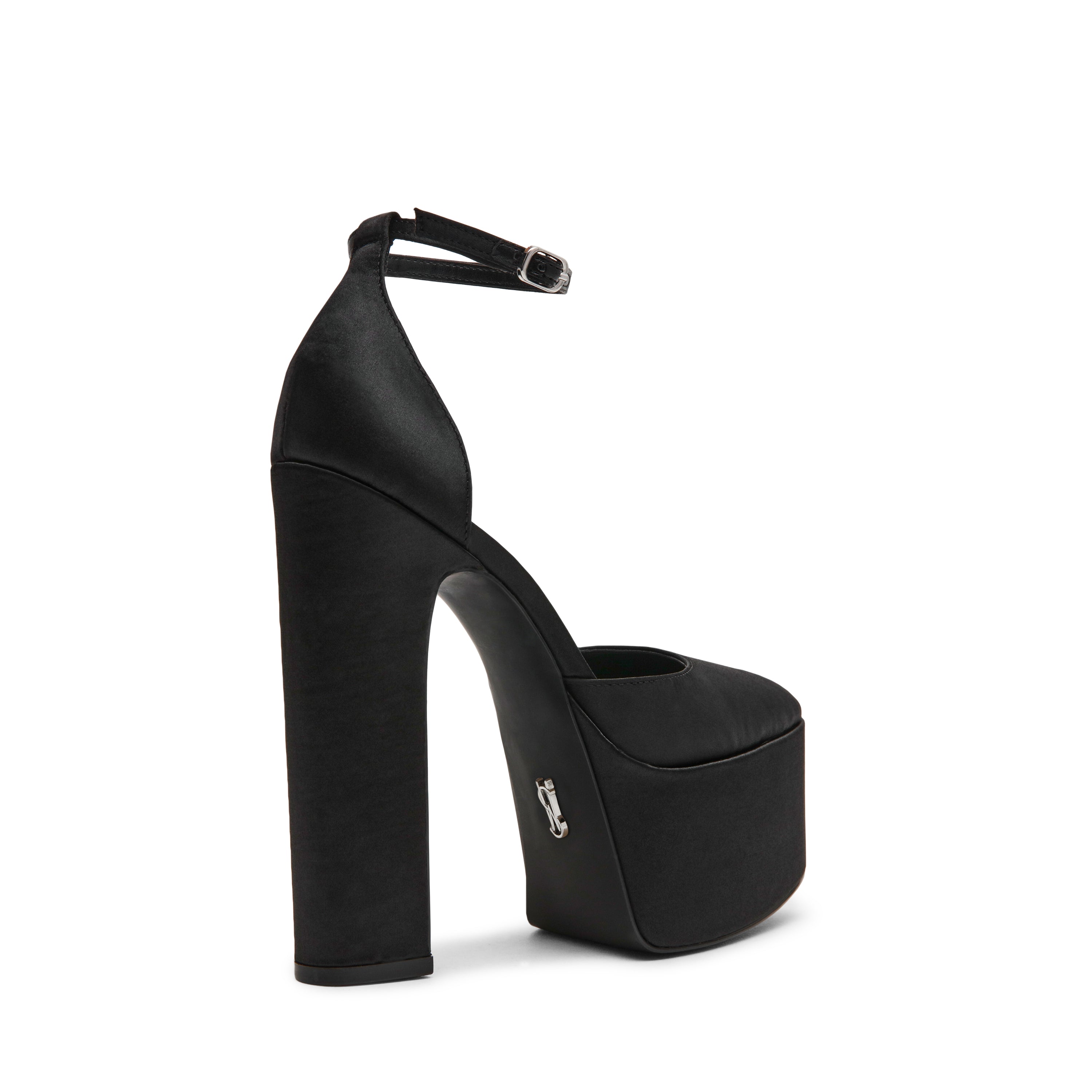 Selestine Pump BLK SATIN