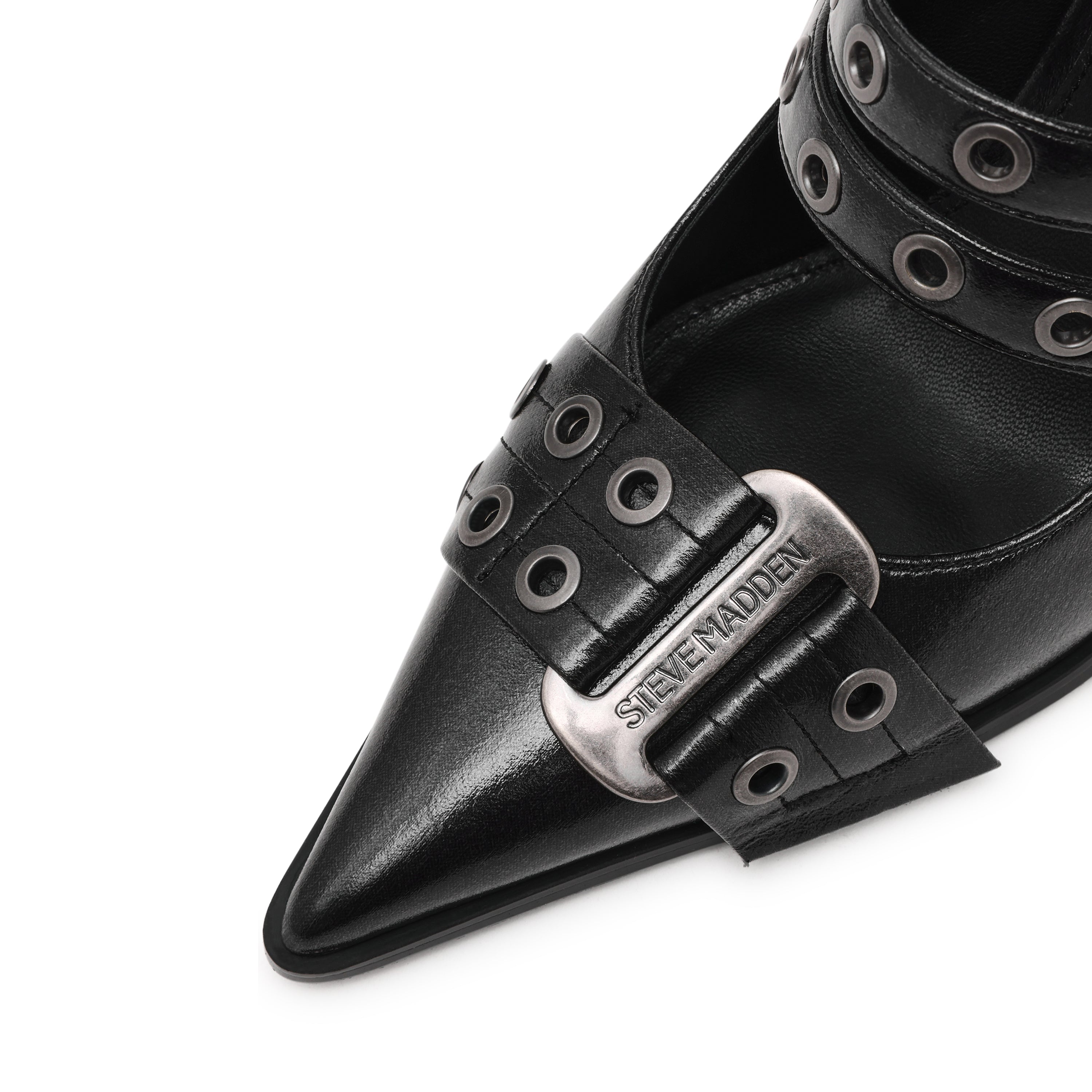 Surpass Flat Shoe BLK CRINKLE