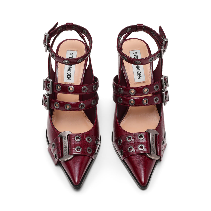 Surpass Flat Shoe DK CHERRY CRINKLE