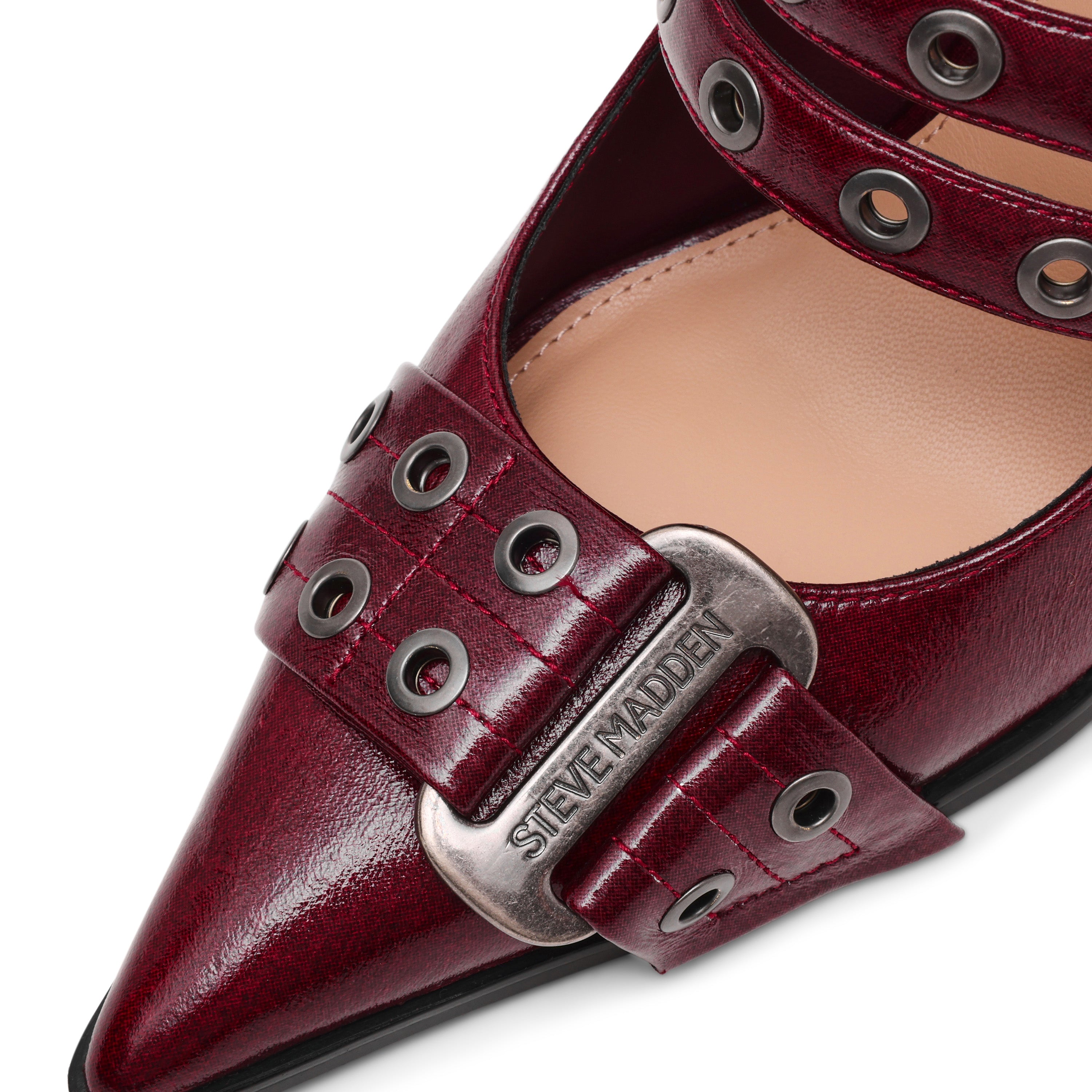 Surpass Flat Shoe DK CHERRY CRINKLE