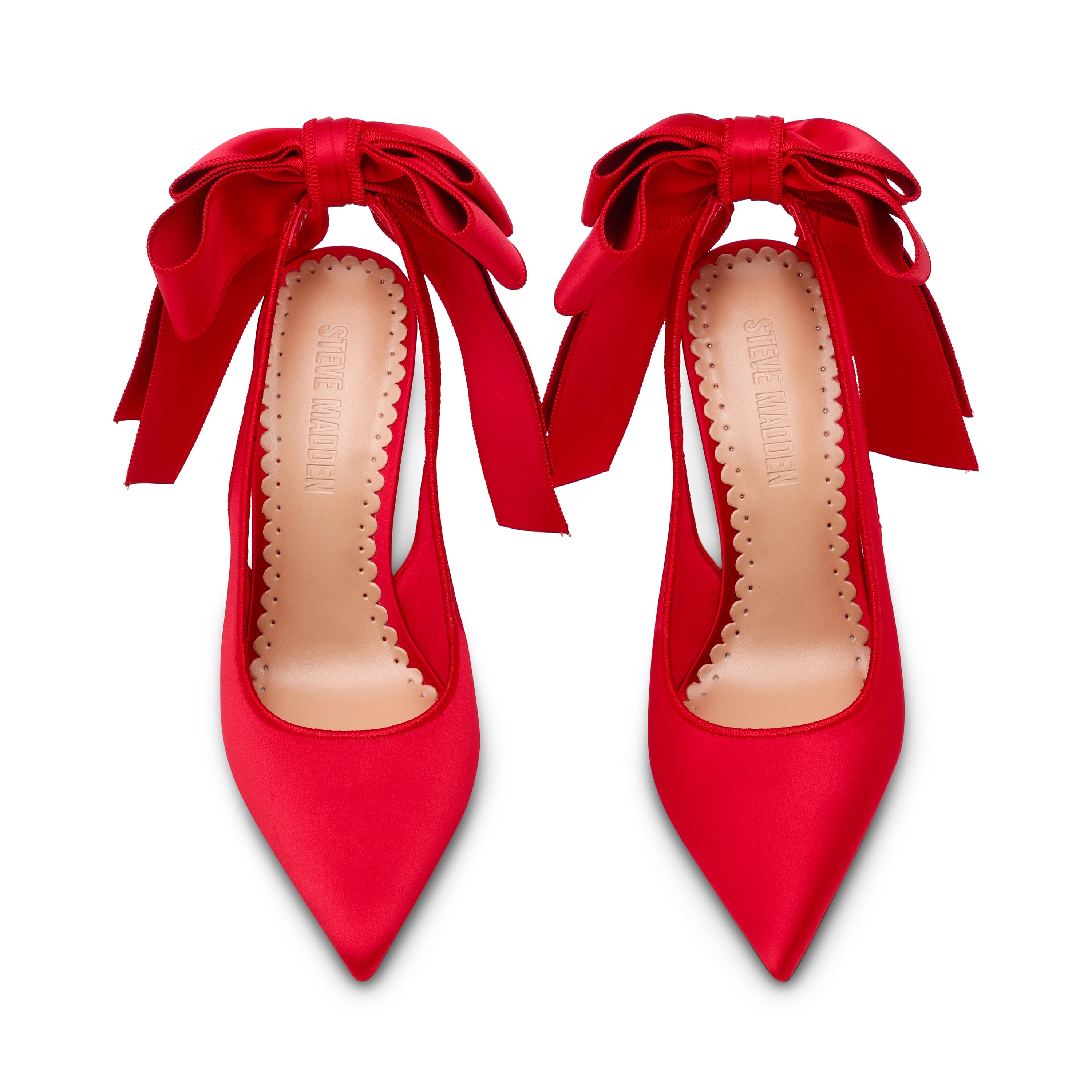 Teacup Pump RED SATIN