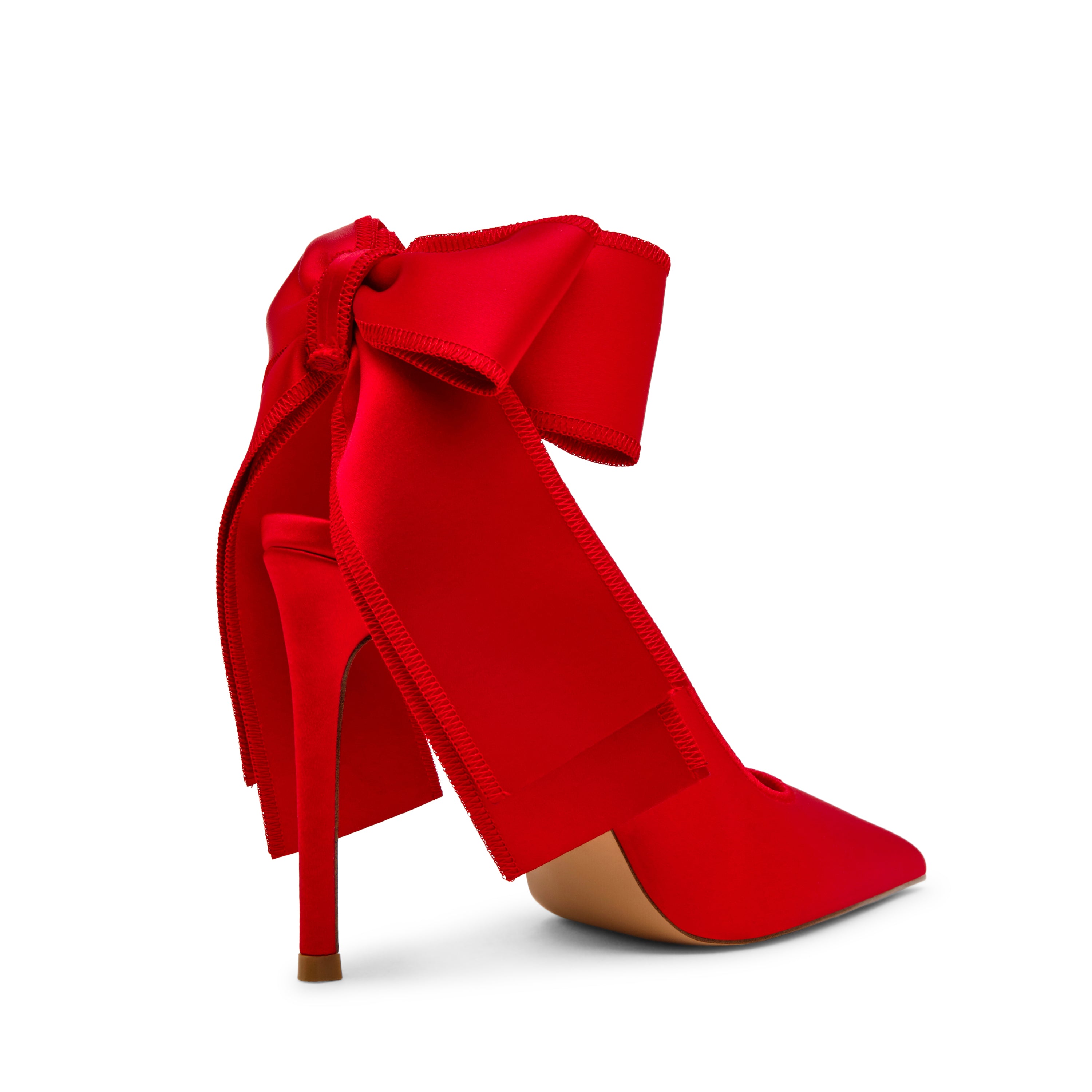 Teacup Pump RED SATIN