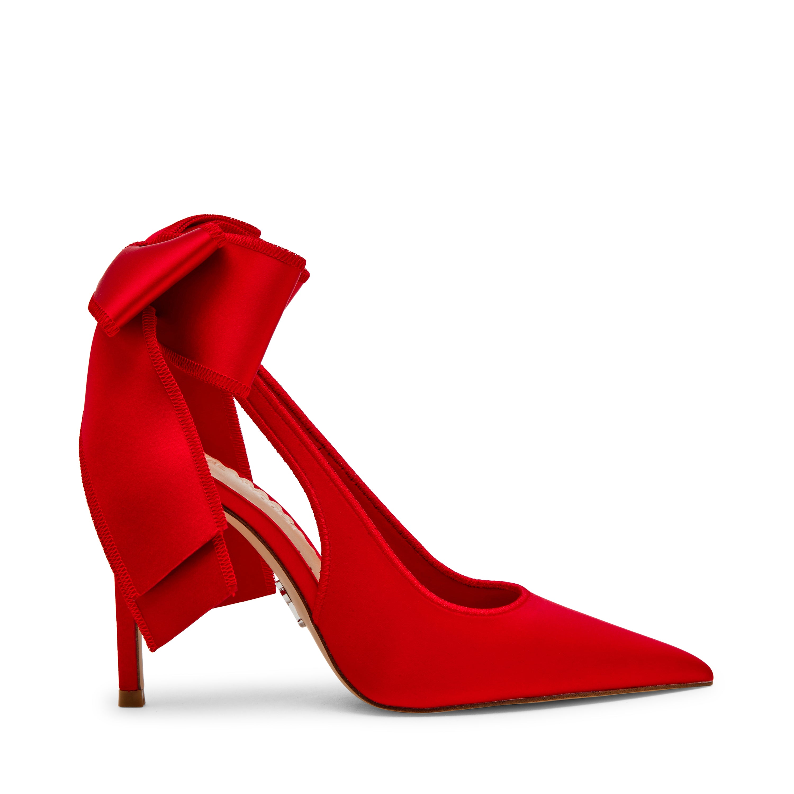 Teacup Pump RED SATIN