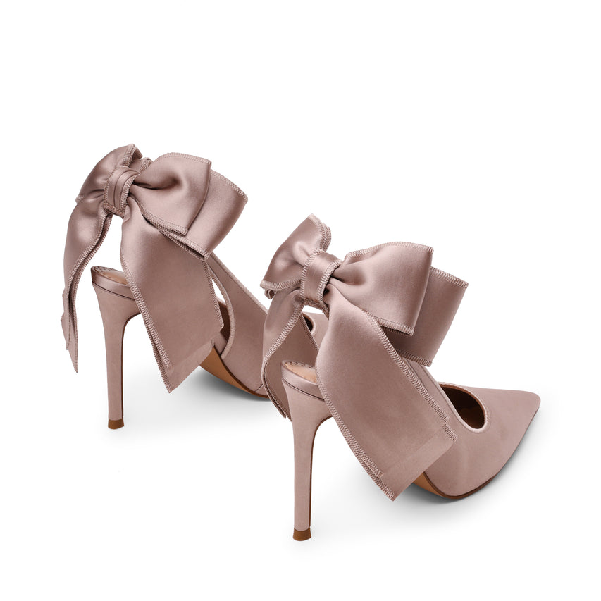 Teacup Pump TAUPE SATIN