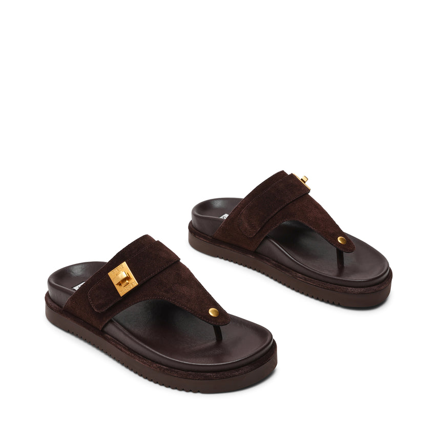 Tuned-IN Sandal CHOCOLATE BROWN SUEDE