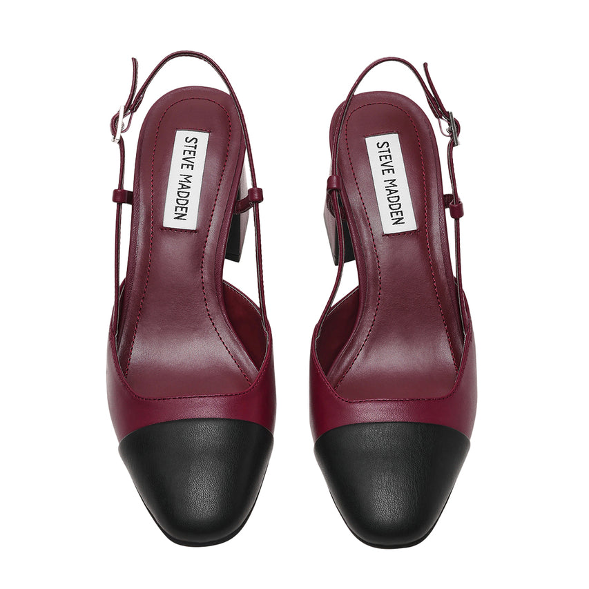 Zeina Pump BLACK CHERRY LACQ