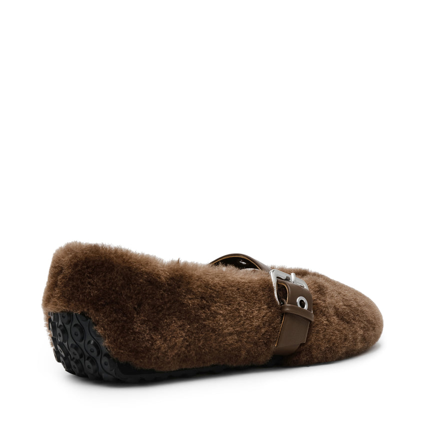 TOASTY Flat Shoe BROWN