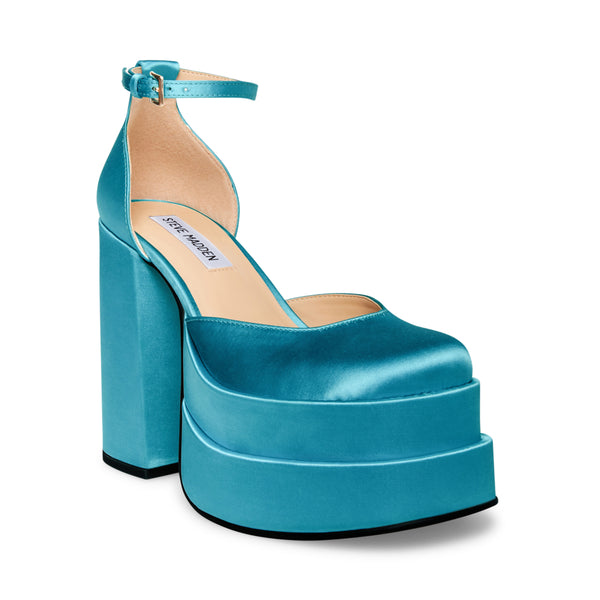 Charlize Sandal BLUE SATIN